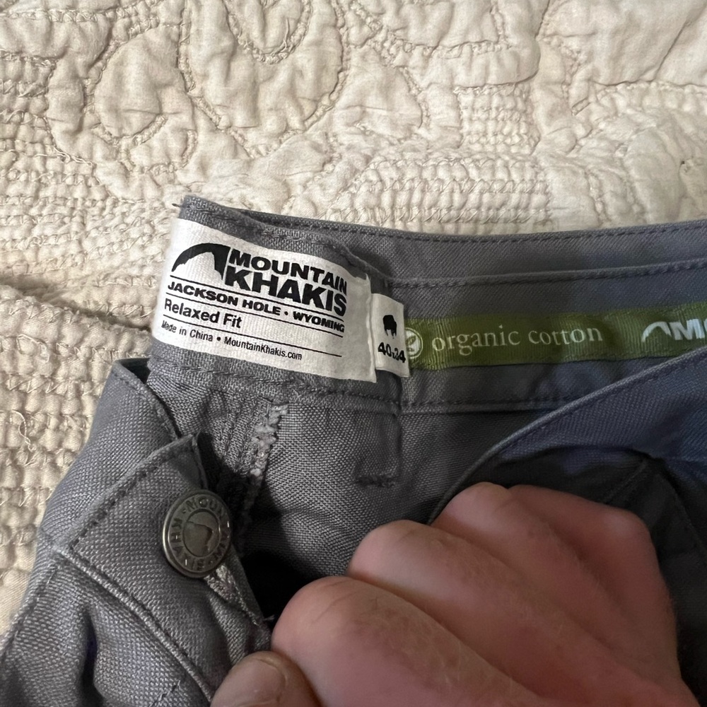 Mountain khakis